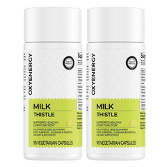 OxyEnergy Milk Thistle 300mg bottle – 90 capsules