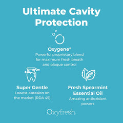 Dye-free and non-gritty toothpaste texture close-up