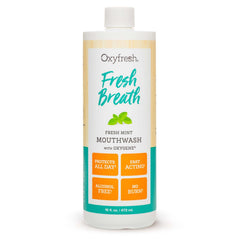Oxyfresh Fresh Mint Mouthwash bottle 16 oz