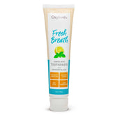 Oxyfresh Lemon Mint Toothpaste tube on white background