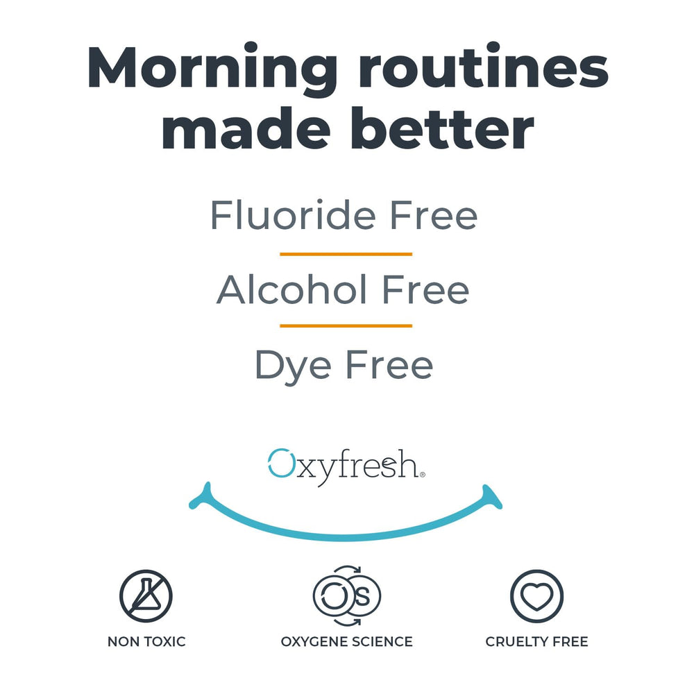 Lifestyle image showing fresh breath benefits from using Oxyfresh Mouthwash