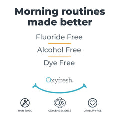 Lifestyle image showing fresh breath benefits from using Oxyfresh Mouthwash