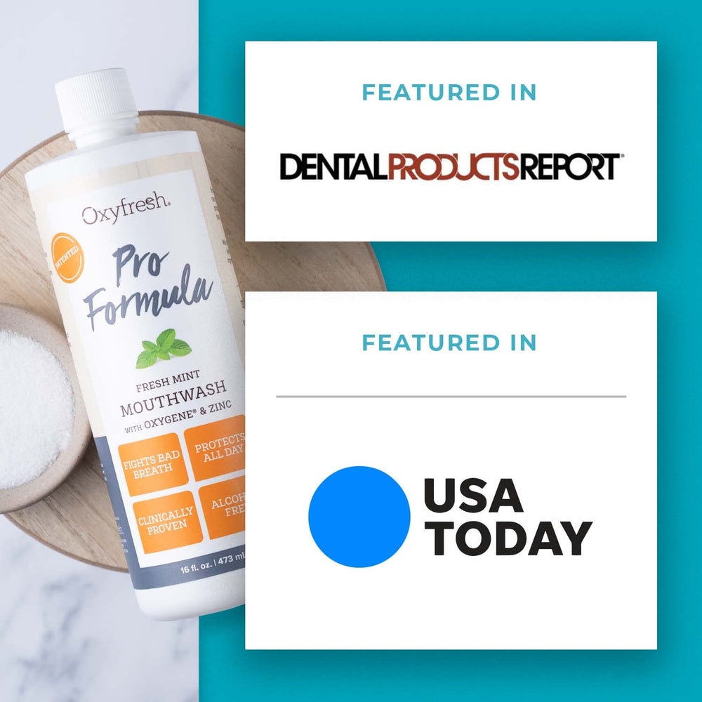 Ingredients overview for Oxyfresh Pro Formula Fresh Mint Mouthwash