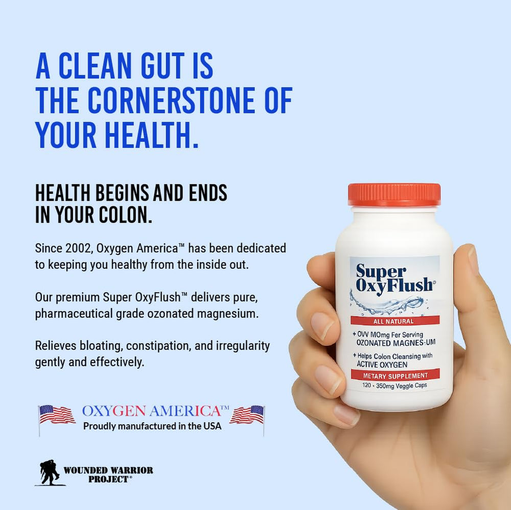 GMP-compliant production label for Super OxyFlush