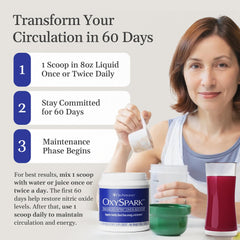 OxyNaturals OxySpark beet root powder close-up with natural color and nutrients