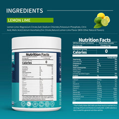 OZENKE electrolytes powder container angled view