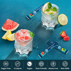 Ozenke electrolyte packets strawberry flavor