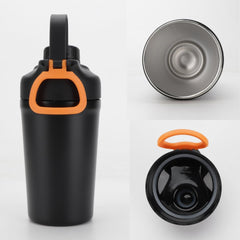 Ozizo protein mixing cup in a gym setting ready for post-workout shake