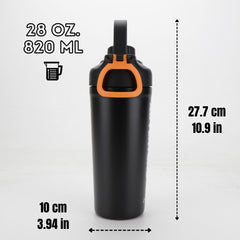 Ozizo 28oz capacity reduces refills during long training sessions.