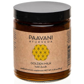 PAAVANI Golden Milk powder container with turmeric root