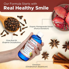 Gums and teeth health benefits from Ayurvedic oil pulling