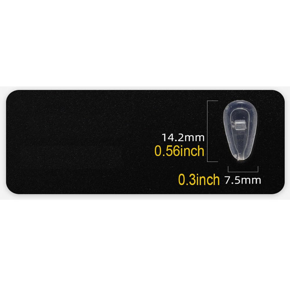 Packaging showing 3 pairs of screw-in nose pads