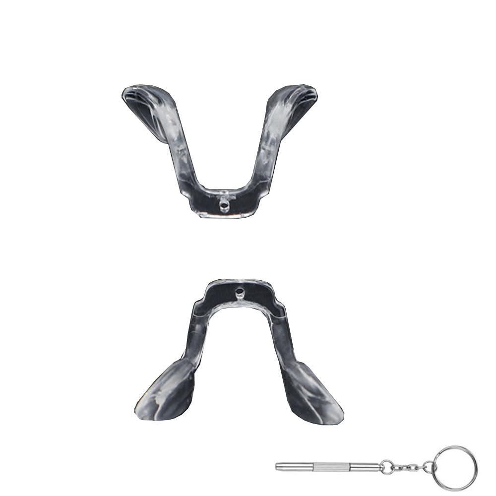 Package contents: glasses nose bridge pad and screwdriver