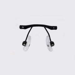 Packaging contents showing nose pad arms, nose pads, screws, and screwdriver