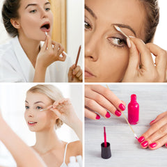 Package includes 400 cotton swabs and 200 floss picks