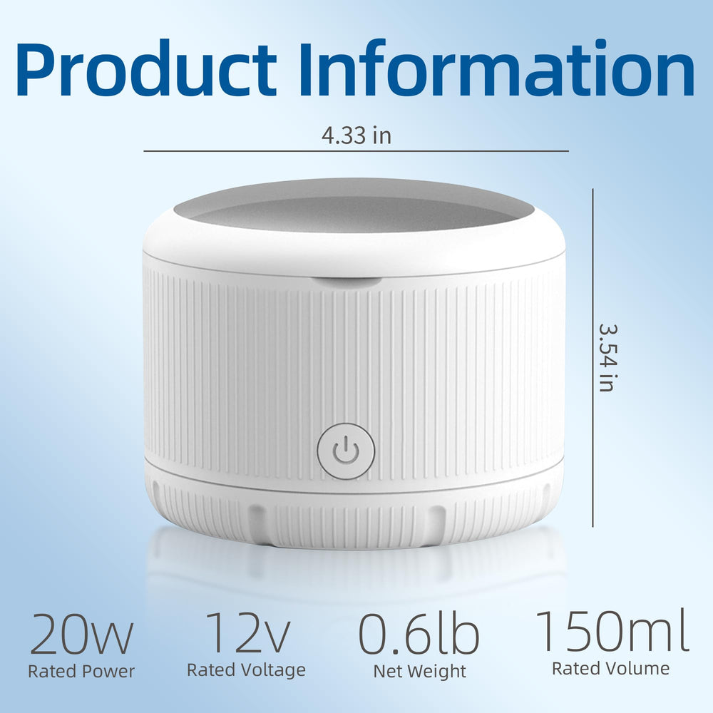 Package contents: cleaner, power adapter, manual, tweezers, brush