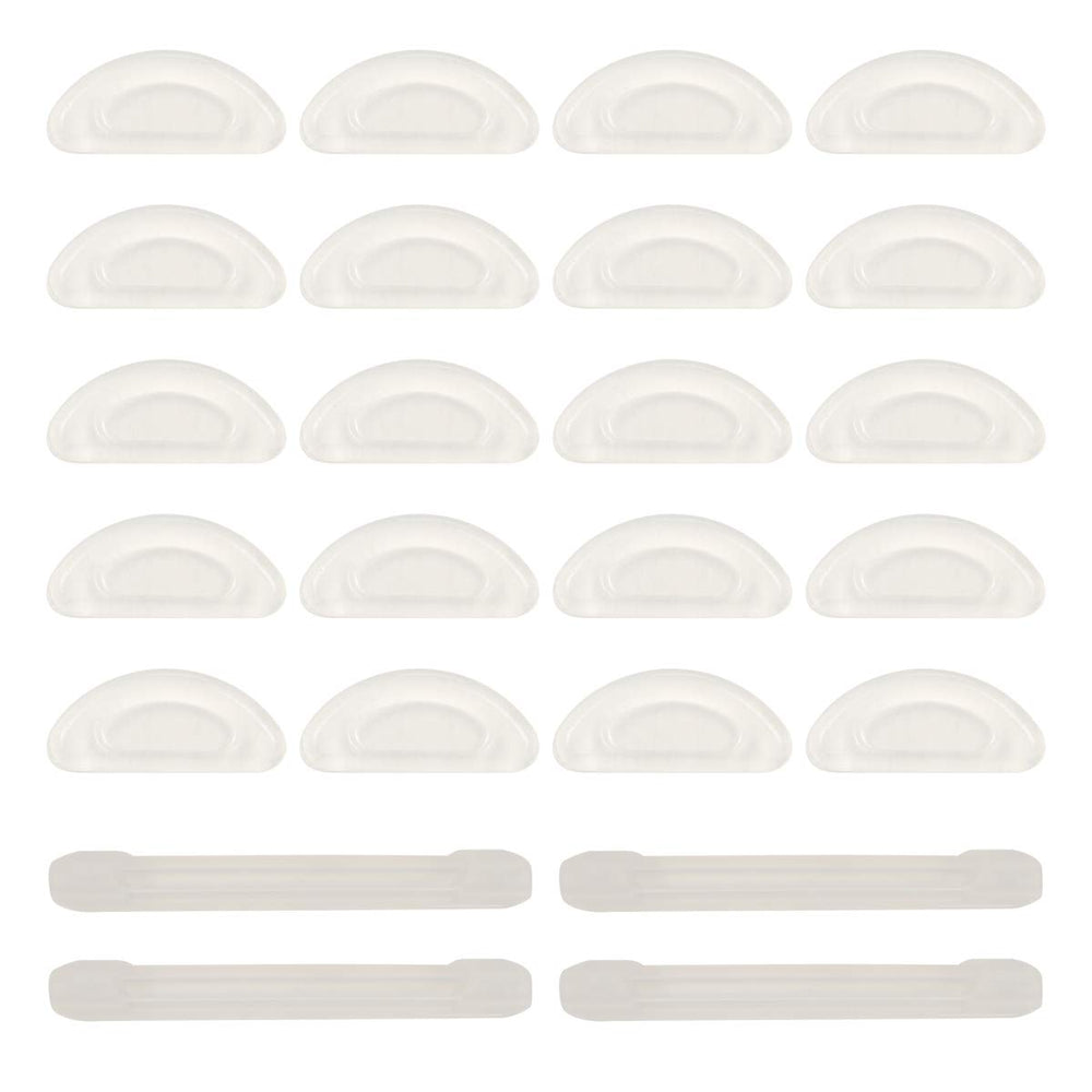 Packaging includes nose pads and retainers