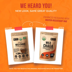 Eco-friendly packaging for Chaga powder
