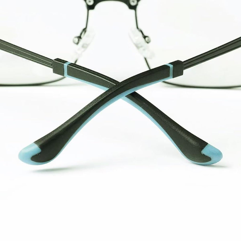 Packaging showing 1 pair of eyeglass end tips and tube