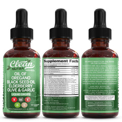 Packaging and bottle for 2oz immune supplement