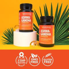 Front view of the bottle displaying 90 vegan capsules and 45 servings