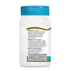 Packaging and bottle of 21st Century Cal Mag Zinc + D Tablets