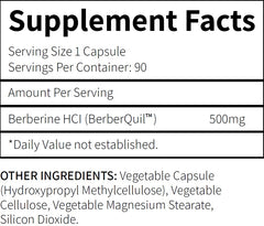 Packaging and labeling of Research Labs berberine