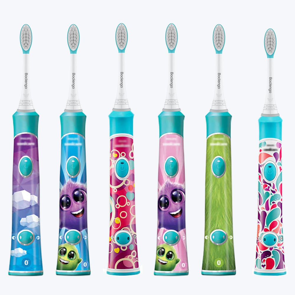 Blue packaging box containing 5 Philips Sonicare kids brush heads