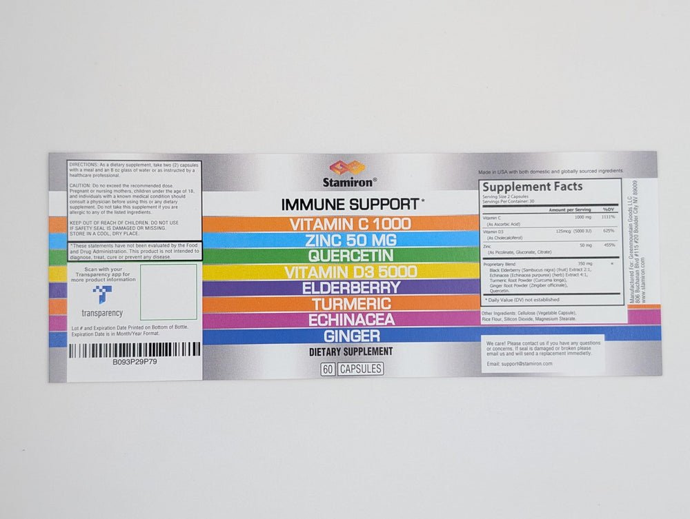 Certified laboratory packaging and quality seal