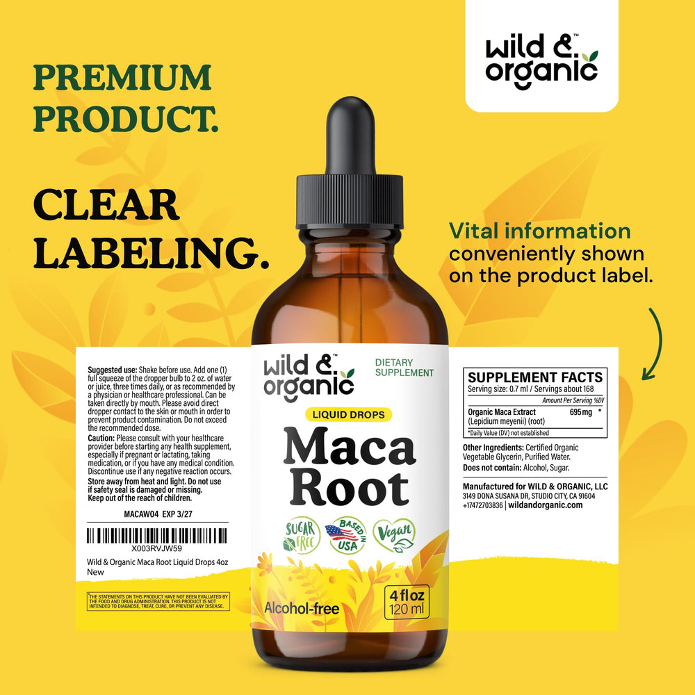 Close-up of product packaging and label