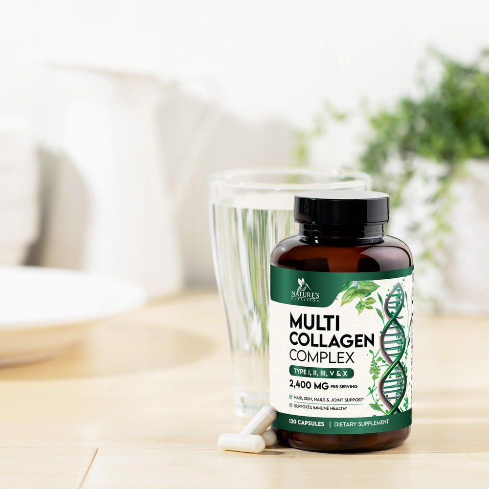 Packaging side view of Multi Collagen bottle