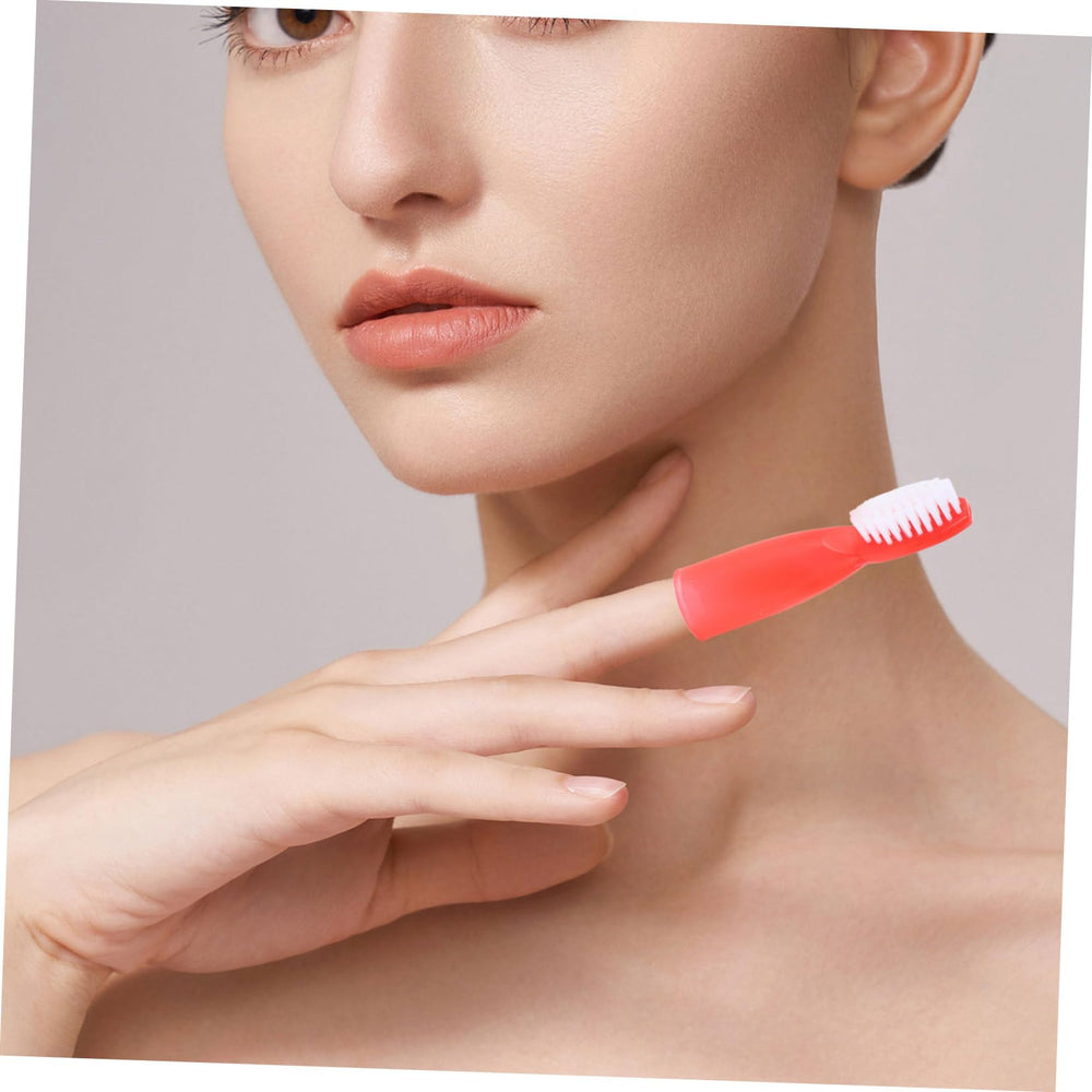 PACKOVE bulk pack of finger sleeve toothbrushes – image 5