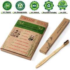 Eco-friendly packaging for bamboo toothbrushes