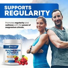 Fizz reaction: citric acid and magnesium carbonate form magnesium citrate in water