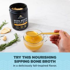 Paleo and keto friendly bone broth protein powder ingredients