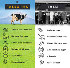 Nutrition highlight: 26g protein per serving, no sugar or gluten