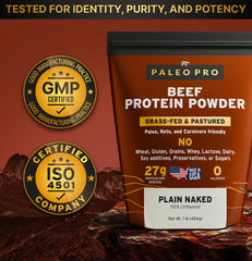 Gluten-free and dairy-free PaleoPro Protein Powder