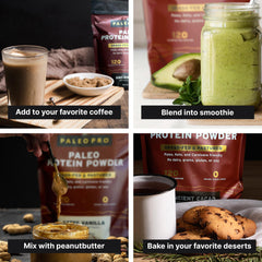 No sugar, soy, or net carbs in PaleoPro Protein Powder