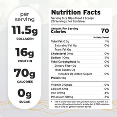 Paleo Pro vanilla collagen powder in blender for shakes.