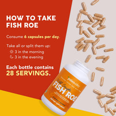 Sustainable wild-caught fish roe source badge