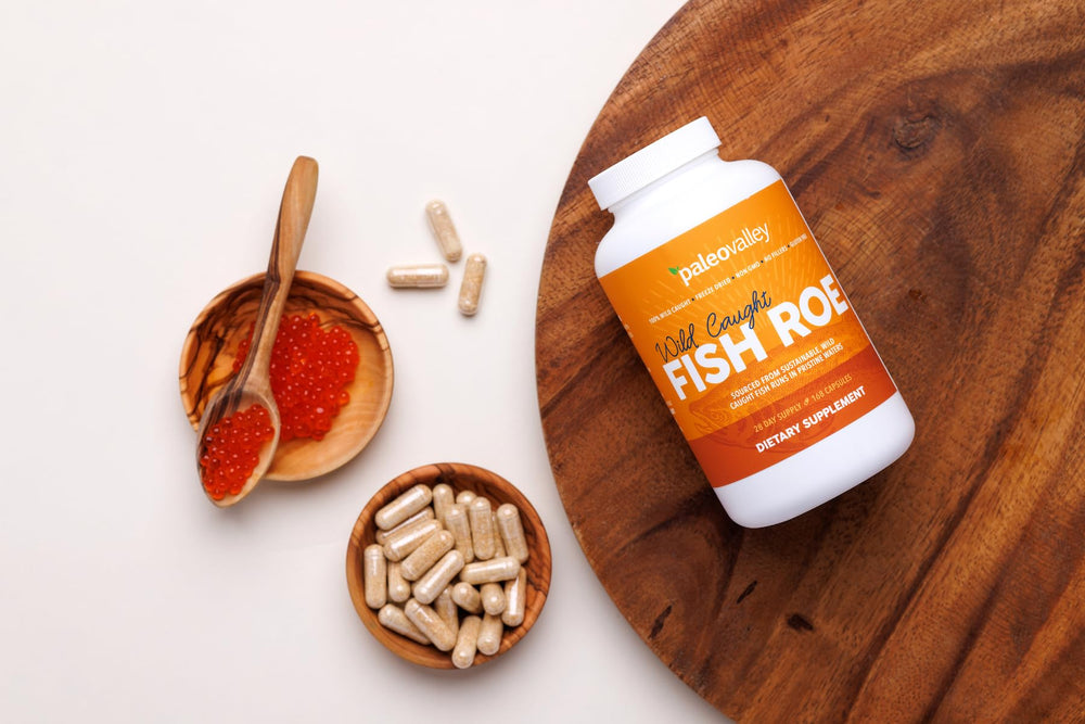 Choline, selenium, and vitamins inside fish roe