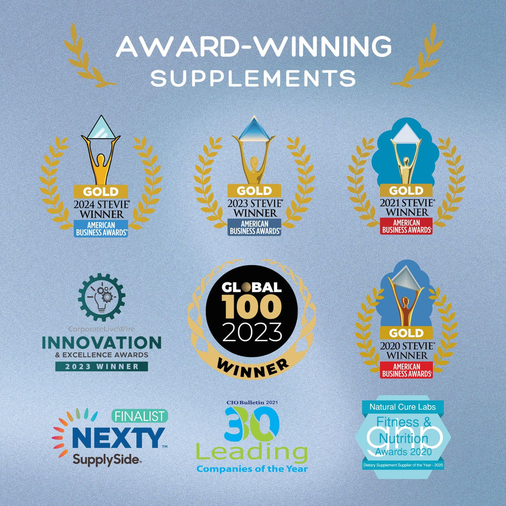 Clean label highlights no Magnesium Stearate or Silica