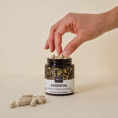 PALO Essential+ 2-month supply label on bottle