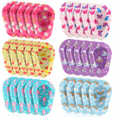 Panelee 30 Pcs Adhesive Eye Patches for Kids - six patterns displayed