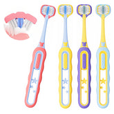 Panimosi 4-pack toddler toothbrush front view