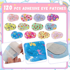 Child wearing a Panitay eye patch for lazy eye treatment