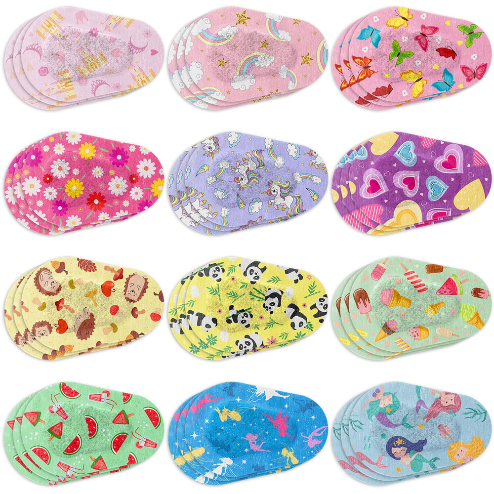 Panitay 36-piece kids eye patches in bulk package