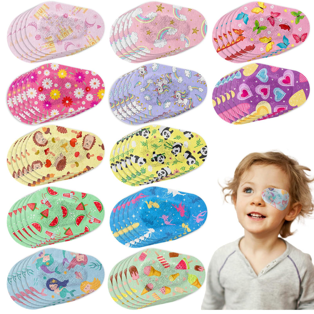 Panitay 60-piece kids eye patches package
