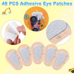 Secure adhesive design for Panitay eye patches, up to 6 hours