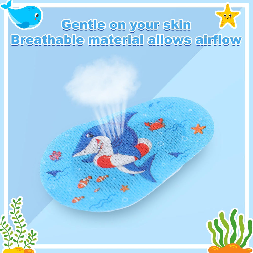 Pack of 48 disposable eye patches in 16 styles